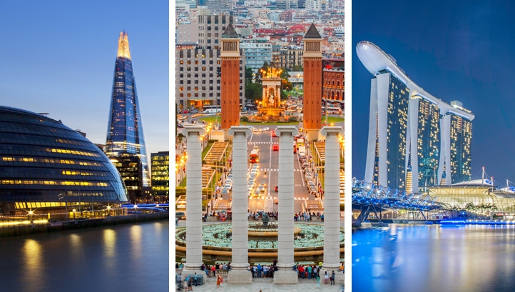 Of the 42 cities nominated by those surveyed, Philips Lighting has ranked the three best smart cities in the world